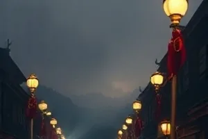 《铁轨上的歌》封面，黄昏时分延伸向远方的铁路线